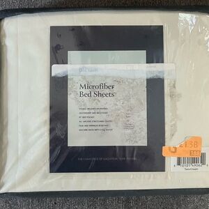 Belador Microfiber TWIN Bed Sheets - Cream
